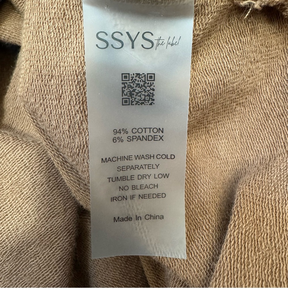 SSYS The Label The Long Sleeve Ellie Top Sweatshirt Polo Small - Picture 12 of 12